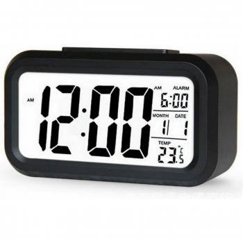 Backlit Digital Alarm Clock with Mute Function