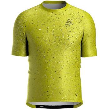 Adicta Lab Quartz Tech Kurzarm Radshirt grün-gelb