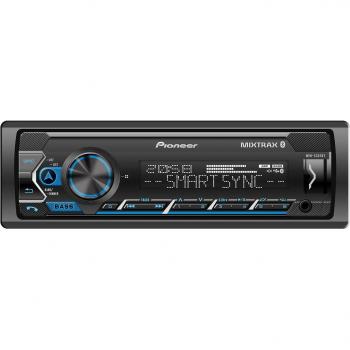 Pioneer MVH-S322BT Detachable Face Mechless AM/FM Receiver with Smart Sync App, Mixtrax & Bluetooth, Works with Apple CarPlay and Android Auto