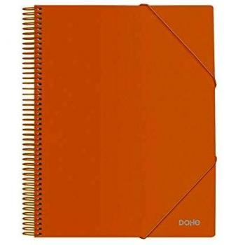 Carpeta de espiral con 30 fundas transparentes 80 micras