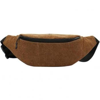 Bandolera Deportiva de Lona con Cremallera