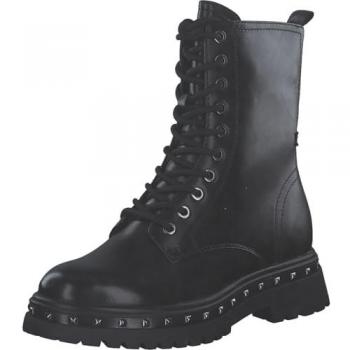 Botines negros con cordones de Tamaris