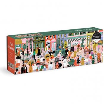 Galison Fall Parade 1000 Piece Panoramic Puzzle