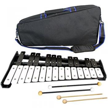 Sonor GL25 PN chromatisches Glockenspiel mit Schlägel und Perkussion in Silber