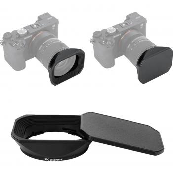 JJC SIGMA DC DN zonnescherm voor Sony 18‑50 mm f/2.8 (aluminium)