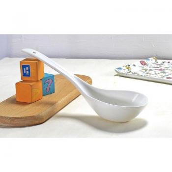 Louche à purée en porcelaine longue