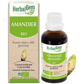 Amandier Bio HerbalGem|Macérats-Mères de Gemmothérapie Concentrées | 30 ml