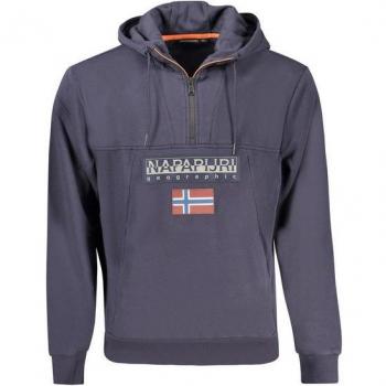 Napapijri Burgee 2.0 Herren Hooded Sweatshirt – Schwarz – Größe S