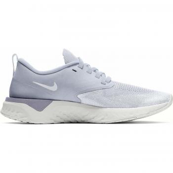 Nike W Nike Odyssey React 2 Flyknit – Wolfgrau & Platinum‑Tönung, Größe 7