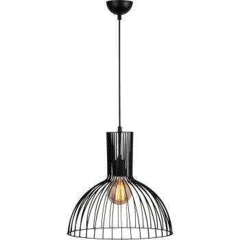 Lámpara colgante de metal Fellini MR-672, negra, Ø 38 cm