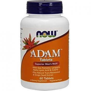 ADAM Multivitamine & Mineralien für Männer 60 vTAB Now Foods