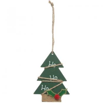 Luce Natalizia in Legno di Abete HoHoHo 10 cm – Fèric Lights