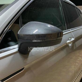 Carbon Fiber Style Side Wing Mirror Caps for VW Tiguan Allspace L MK2