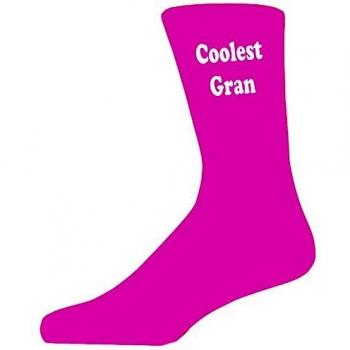 Coolest Gran Pink Novelty Cotton Socks