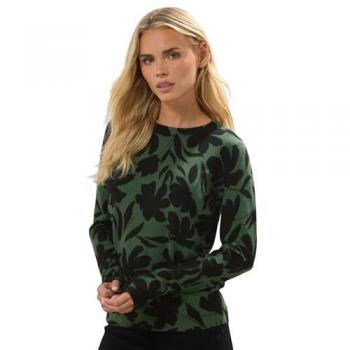 M & Co Sweat à col rond fleuri