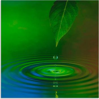 Artland Outdoor-Wandbild »Wassertropfen«, Zen-Stil, Alubild, Leinwand in diversen Größen