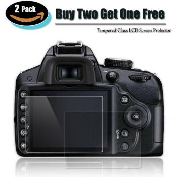 Pack de 2 Protectores de Pantalla de Vidrio Templado 9H para Olympus TG850 TG860 TG870 PM2 EPL5 EPL6 E-PL6 E-PL5/TG-5 TG-4 TG-3