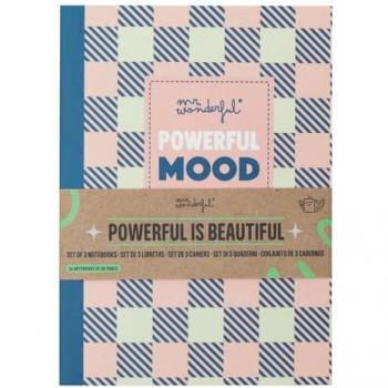 Libretas A6 Mr. Wonderful: 3 Unidades “Determinación”