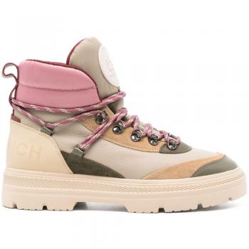 Woolrich Donna Stivaletti in Pelle Militari Multicolore Taglia 38