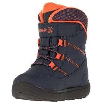 Kamik Stance 2 Snow Footwear Navy/Flame for Men UK 10