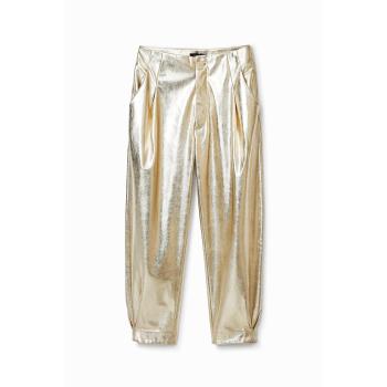Calças Slouchy Amarelas