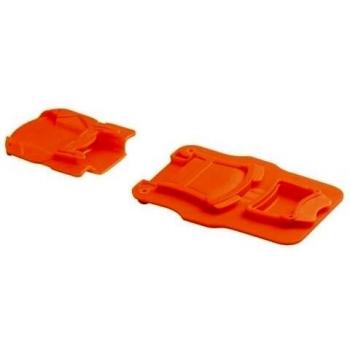 PETZL Lynx Antistollplatten für Erwachsene, Orange