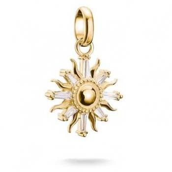 Golden Sun Charm with Stones – Thomas Sabo