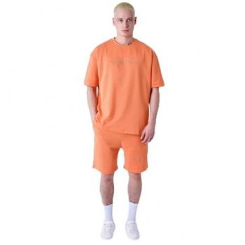 Essentials Full Logo Project X Paris Tee Orange Coupe Large Homme