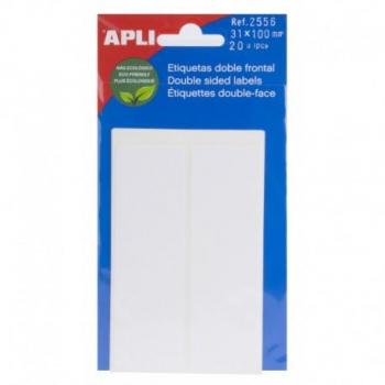 Etiquetas de Papel Dupla Face 31x100 mm – Versão Frontal