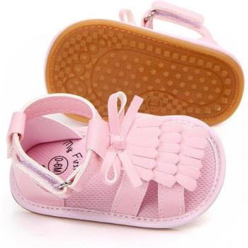 Citgeett Baby Girl Summer Sandals with Anti-Slip and Tassel Features