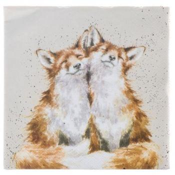 Servietten mit Fuchs-Motiv