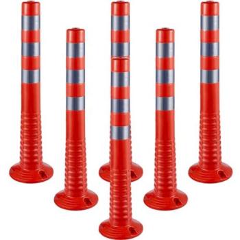 Cône de Signalisation Réfléchissant 6 pièces