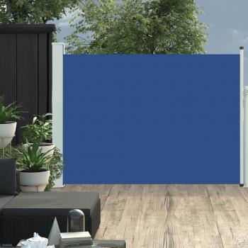 VidaXL Blue Retractable Side Awning 117x500 cm