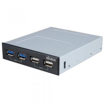 HUB 2xUSB 2.0 + 2xUSB 3.0 AKASA AK-ICR-12