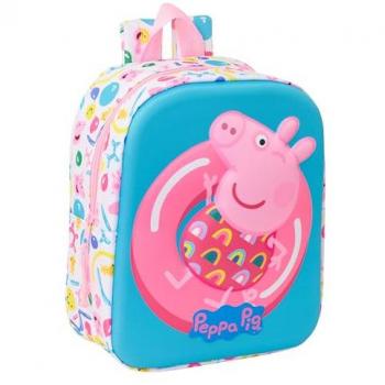 Mochila Safta Peppa Pig 3D – 22x27x10 cm