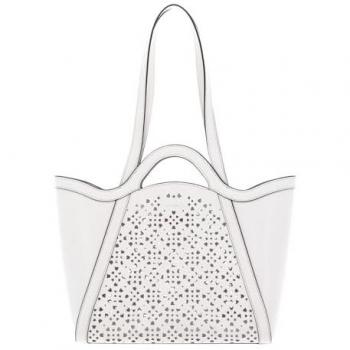 Coccinelle Cow.Per. – Weißer Damen‑Gepäckträger, Uni‑Größe