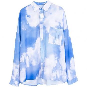 XITAO Women's Loose Casual Blouse with Pocket ZP3347