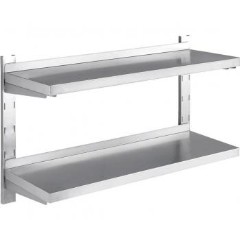 Mensole Tondo PULSIVA 90x30 cm argento