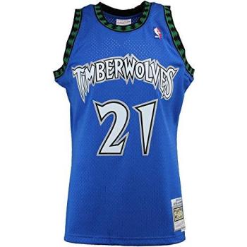 Blue Minnesota Timberwolves 2001-02 Hardwood Classic Kevin Garnett Jersey – Mitchell & Ness (L)