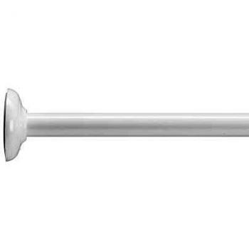 Luxury White Shower Rail by Croydex, 4-Way Adjustable, Round Profile