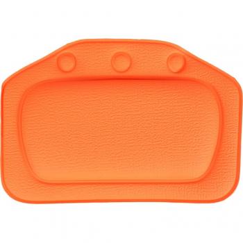 Oreiller de bain avec ventouse, coussin doux, 21x31cm