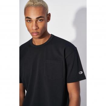 Tops casual délavés à poche poitrine