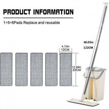Easy Clean Squeeze Mop with Bucket