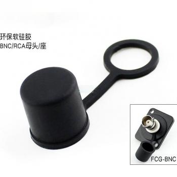 Tapa antipolvo de silicona para conectores de video BNC y RCA