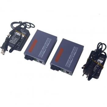 GT-01 HTB‑GS‑03A/B GbE SC-Fiber Media Converter – 20 km Reichweite, externes Netzteil