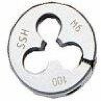 Filière ronde amovible Tivoly, Dimensions 25,4 x 10 mm, Pas de visseuse 150