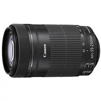 CANON EF-S 55-250mm f/4-5.6 STM Objektiv Schwarz