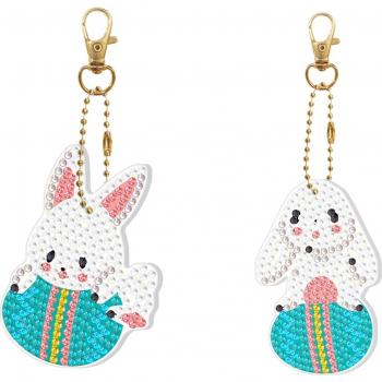 DIY 5D Diamant Malerei Schlüsselanhänger