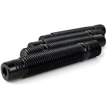 OMP 4 Black Wheel Studs M14 x 1.25, 100 mm Length