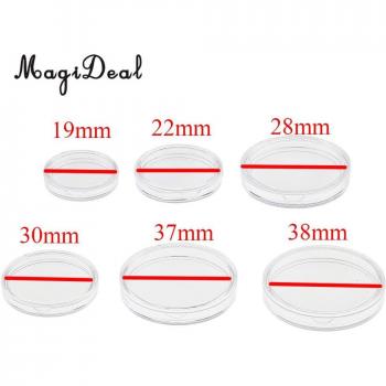 Round Plastic Coin Capsules
